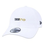 Boné Aba Curva New Era 9Twenty Toronto Raptors Neto 78 - Strapback - Adulto BRANCO