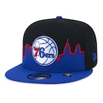 Boné Aba Reta New Era 9Fifty Philadelphia 76ers Tip-Off - Snapback - Adulto AZUL