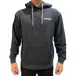 Blusão de Moletom com Capuz Oakley Canguru Oversized - Masculino PRETO