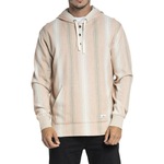 Blusão de Moletom com Capuz Quiksilver Canguru Baja Henley - Masculino CAQUI