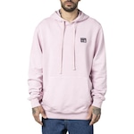 Blusão de Moletom com Capuz RVCA Canguru Anp Label WT23 - Masculino ROSA