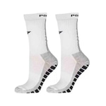 Meião Penalty Esportiva Grip - 39 a 44 - Adulto BRANCO/PRETO