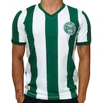 Camisa do Coritiba Retro 1985 Campeão Brasileiro Retrômania - Masculino VERDE/BRANCO