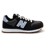 Tênis New Balance 500V2 - Feminino PRETO/AZUL CLA