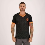 Camiseta Braziline Flamengo Wemix - Masculina PRETO