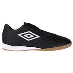 Chuteira Futsal Umbro Tocco III Premier - Adulto PRETO/BRANCO