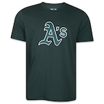 Camiseta New Era Oakland Athletics MLB Back to School Masculina VERDE