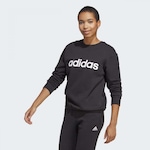 Blusão de Moletom adidas Essentials Linear - Feminino PRETO/BRANCO