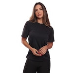 Camiseta Adriben Dry Fit Proteção Solar Uv Térmica Academia - Feminina PRETO