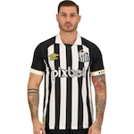 Camisa do Santos 2 2023 Umbro - Masculina PRETO/BRANCO