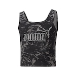 Camiseta Regata Puma Power Aop Tank - Feminina PRETO/CINZA