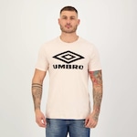 Camiseta Umbro Large Logo Duo - Masculina ROSA