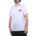 Camiseta Masculina SantaCruz Scattered Strip - Santa Cruz BRANCO