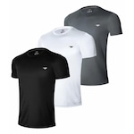 Kit Camiseta Penalty X - 3 Unidades - Masculina PRETO/BRANCO