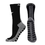 Meia Cano Médio Penalty Grip - Masculina PRETO/CINZA/BRANCO