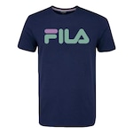 Camiseta Fila Letter Premium II - Masculina AZUL