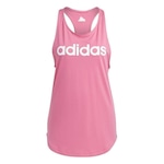 Camiseta Regata adidas Essentials Loose Logo - Feminina ROSA/BRANCO