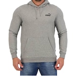 Blusão de Moletom com Capuz Puma Small Logo - Masculino CINZA