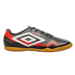 CHUTEIRA FUTSAL UMBRO COSMIC - ADULTO PRETO/LARANJA