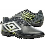 Chuteira Society Umbro Plasma + Meias - Adulto PRETO