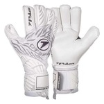 Luvas de Goleiro Poker Campo Champion 8 Extended BRANCO/CINZA