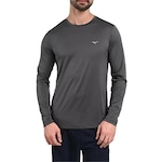 Camiseta Mizuno Manga Longa Nirvana - Masculina CINZA