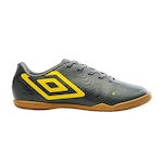 Chuteira Futsal Umbro Orbit - Adulto CINZA/AMARELO