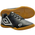 Chuteira Futsal Umbro Orbit + Par de Meias - Adulto PRETO