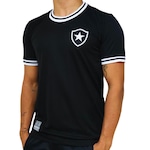 Camisa do Botafogo RetrôMania Jacquard Glorioso - Masculina PRETO