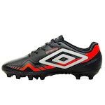 Chuteira Umbro Campo Prisma + Meias - Adulto PRETO