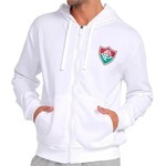 Jaqueta do Fluminense com Capuz Braziline Portlet - Masculino BRANCO