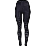 Calça Legging Run More Reversível Sublime III - Feminina CINZA/PRETO