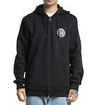 Jaqueta de Moletom com Capuz DC Shoes Flag Staff - Masculina PRETO