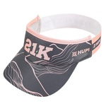 Viseira para Corrida Hupi 21K Ibira - Adulto PRETO/ROSA