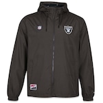 Jaqueta Corta Vento com Capuz New Era Windbreaker Nfl Las Vegas Raiders Modern Classic - Masculina MARROM