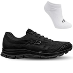 Tênis Olympikus Proof 3 + 1 Par de Meias - Masculino PRETO/CINZA