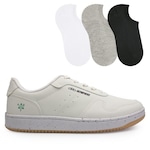 Tênis Olympikus Urbano Ast - Unissex + 3 Pares de Meias Color Sports BRANCO