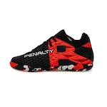 Chuteira de Futsal Penalty RX Locker Y-3 Kids - Infantil Preto/Coral