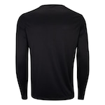 Camiseta Mizuno Manga Longa Energy - Masculina PRETO