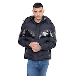 Jaqueta com Capuz NBA Puffer Chicago Bulls - Masculino PRETO