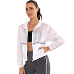 Jaqueta Corta Vento Alto Giro Ultralight - Feminina Off White/Preto