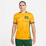 Camisa Austrália Nike I 2023/24 Torcedor Pro - Masculina AMARELO