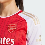 Camisa 1 do Arsenal 23/24 adidas - Feminina VERMELHO