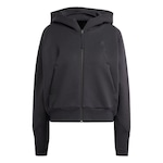 Jaqueta de Moletom com Capuz adidas Z.N.E. Full-Zip - Feminina PRETO