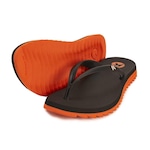 Chinelo Kenner New Ibiza Flatform - Feminino PRETO/LARANJA