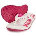 Chinelo Kenner Red - Masculino BRANCO/ROSA