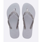 Chinelo Havaianas Flash Sweet - Feminino CINZA/PRATA