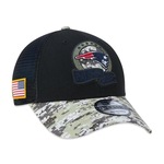 Boné New Era New England Patriots 940 Salute To Service - Snapback - Adulto PRETO