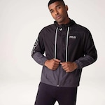 Jaqueta com Capuz Fila Curve - Masculina PRETO/CINZA