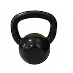 Kettlebell FundiBan Emborrachado - 12 Kg PRETO